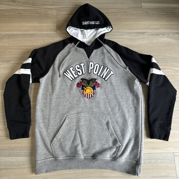 Champion Other - West Point Military Academy‎ Mens XL Hoodie Champion Sweatshirt Pockets Gray